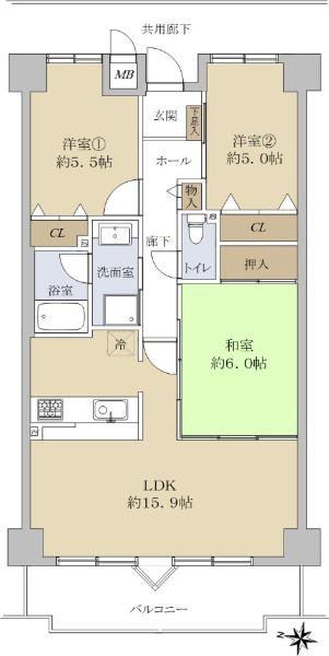 ハーモニーコート西緑丘