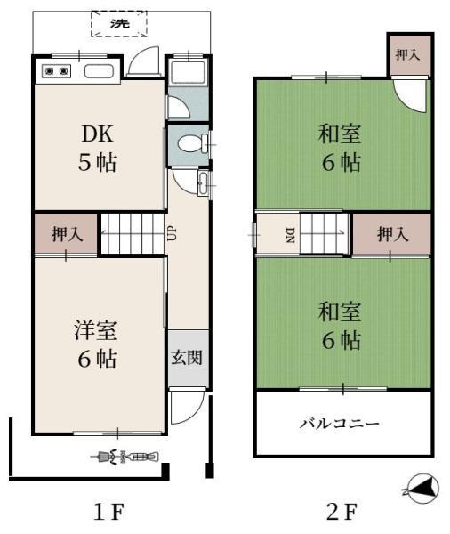 detached 大阪府大東市深野北１