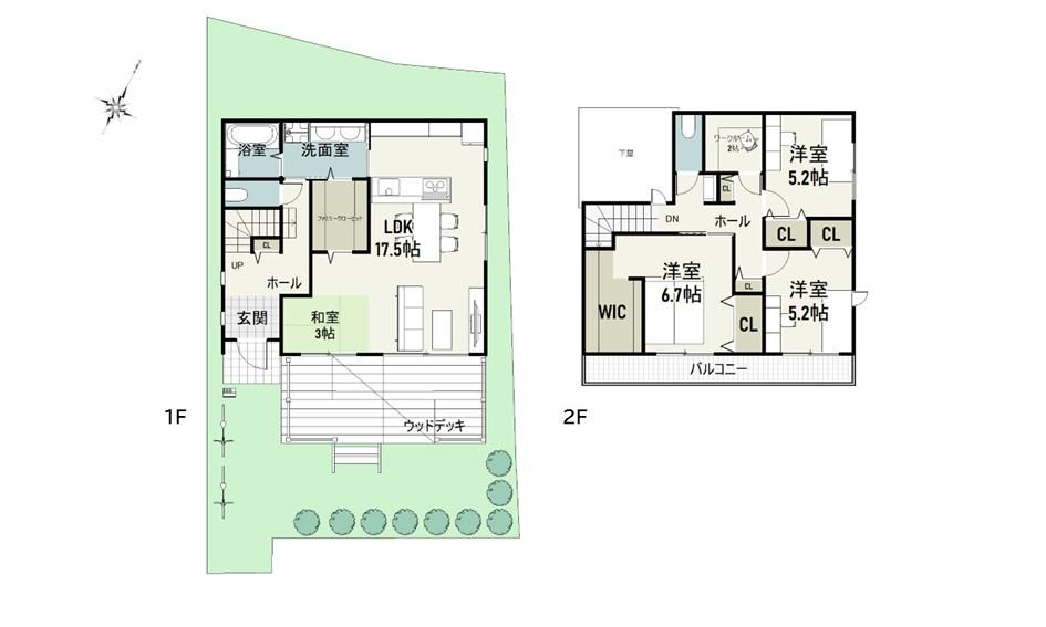 上野西３（少路駅） 2280万円