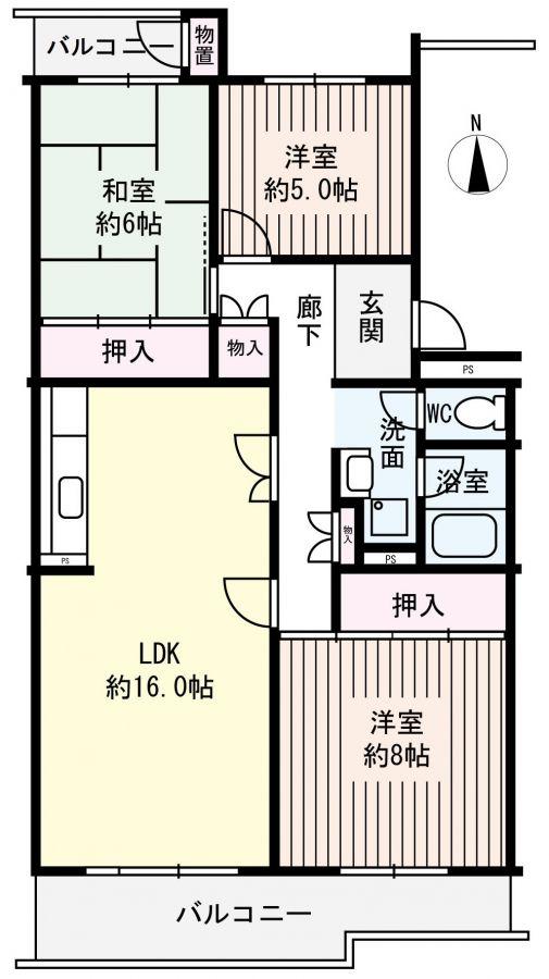 中落合第一住宅　四五六棟