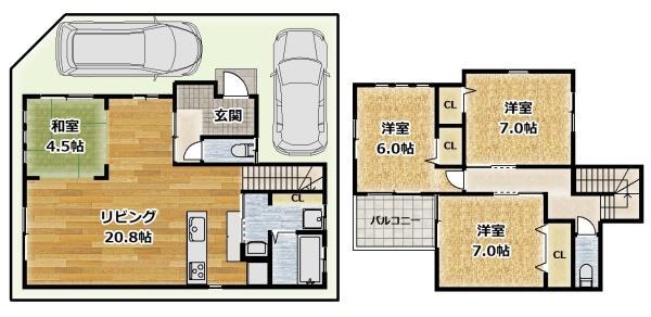 東太子１（八尾駅） 2580万円