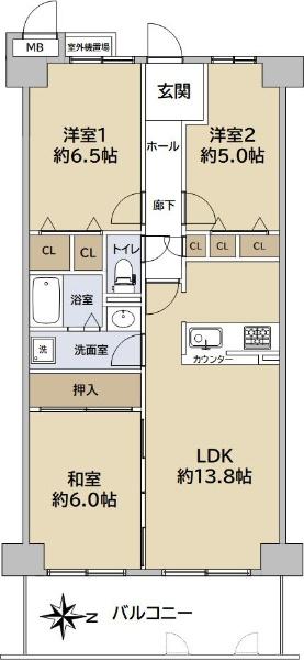 サンシティ明石江井ヶ島Ⅱ