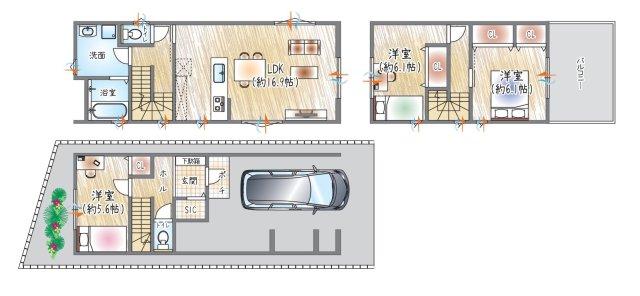 寺方錦通３（門真南駅） 1630万円