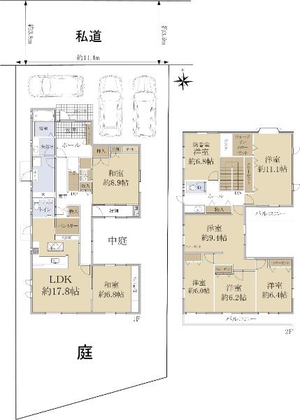 龍安寺西ノ川町（龍安寺駅） 6480万円