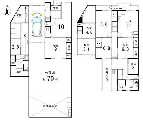 detached 京都府京都市南区八条源町