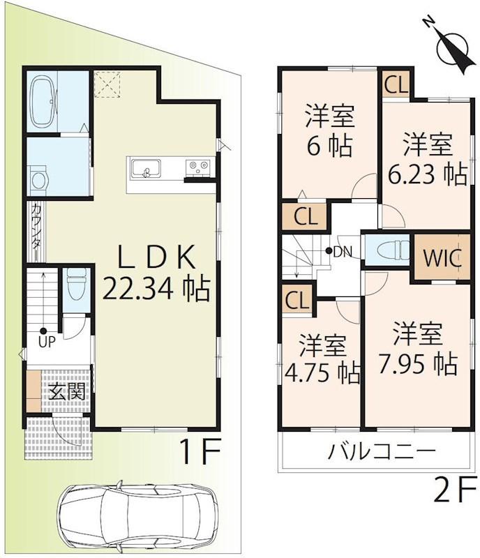 南笠町（瀬田駅） 2995万円