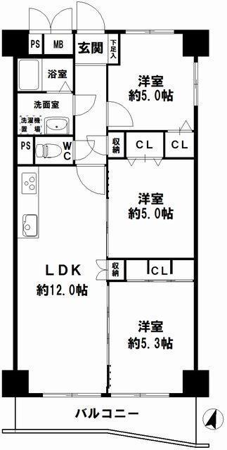 西道頓堀コーポ2号棟