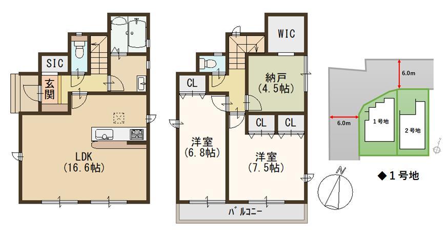 浜寺船尾町西３（諏訪ノ森駅） 3380万円・3580万円