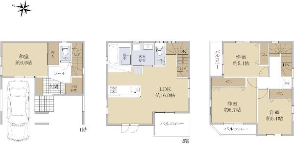 熊野町３（湊川駅） 3980万円