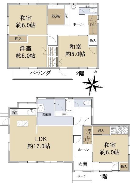 北新町（生駒駅） 2180万円