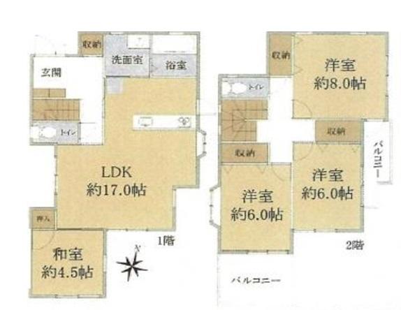 甲南台（甲南山手駅） 4980万円