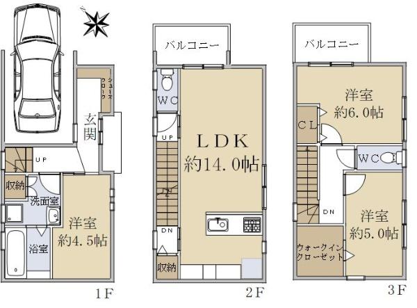 新在家町東４（寺地町駅） 2685万円