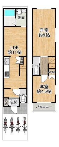 岡崎西福ノ川町（神宮丸太町駅） 1850万円