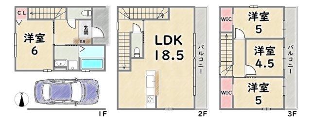 西京極大門町（西京極駅） 5148万円