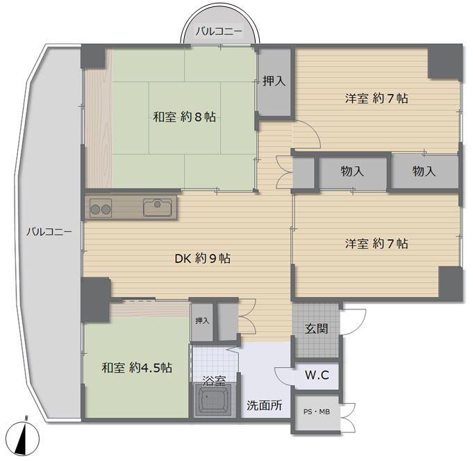 名谷７団地３３号棟