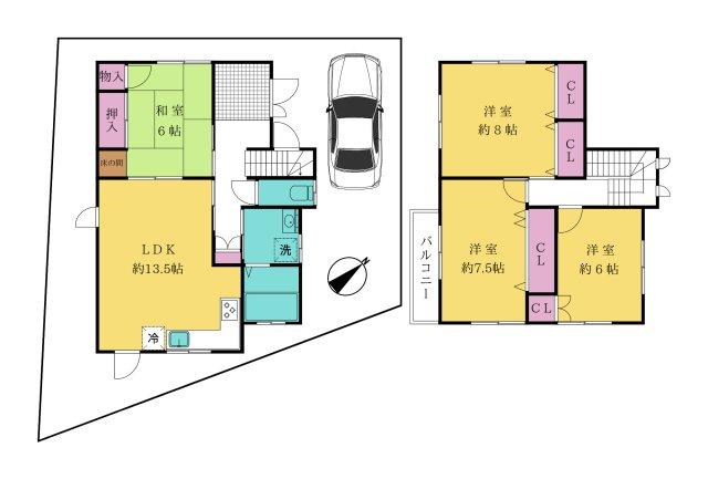 曽我部町重利八反田（亀岡駅） 1380万円