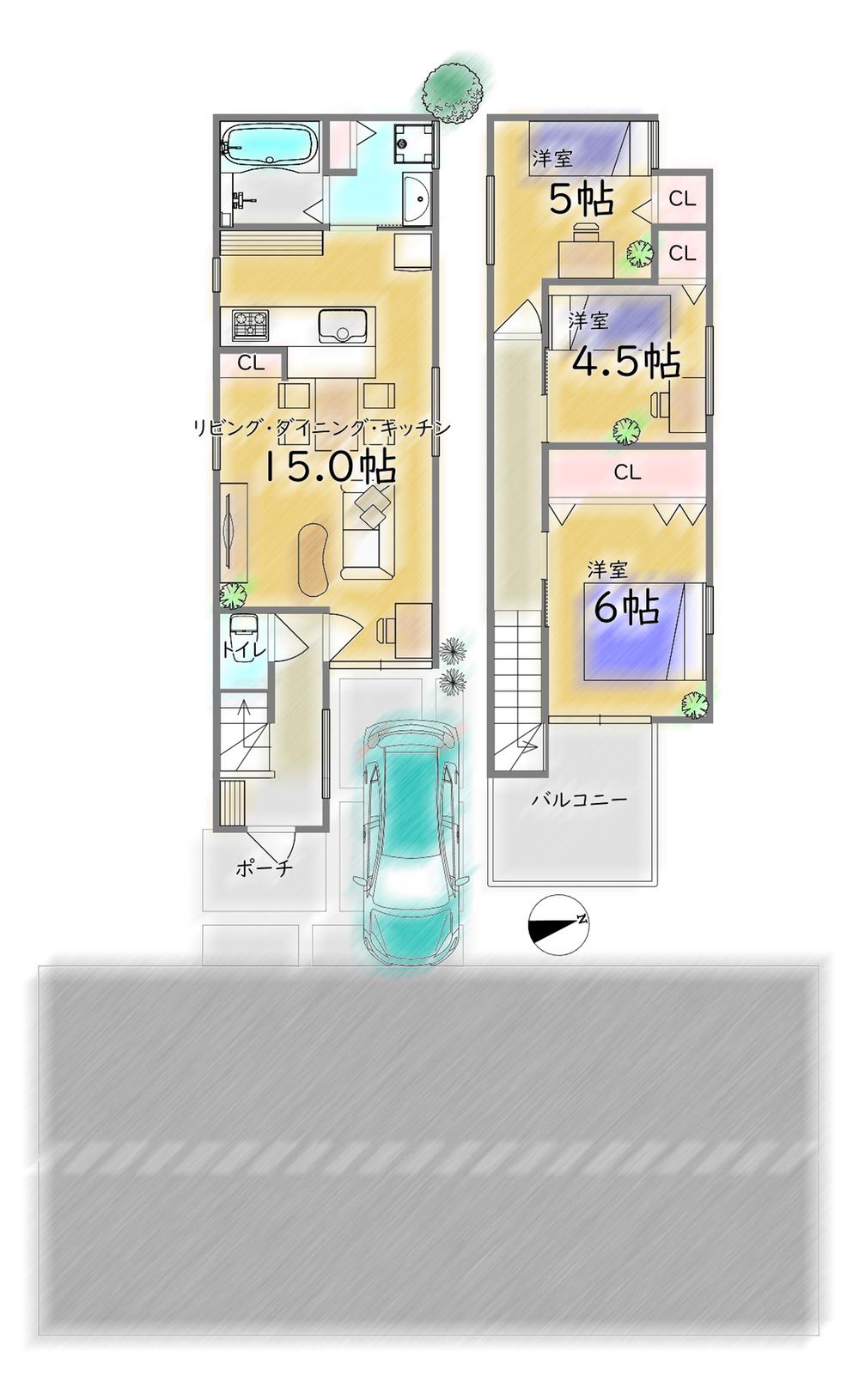 篠町柏原川原垣内（馬堀駅） 1080万円