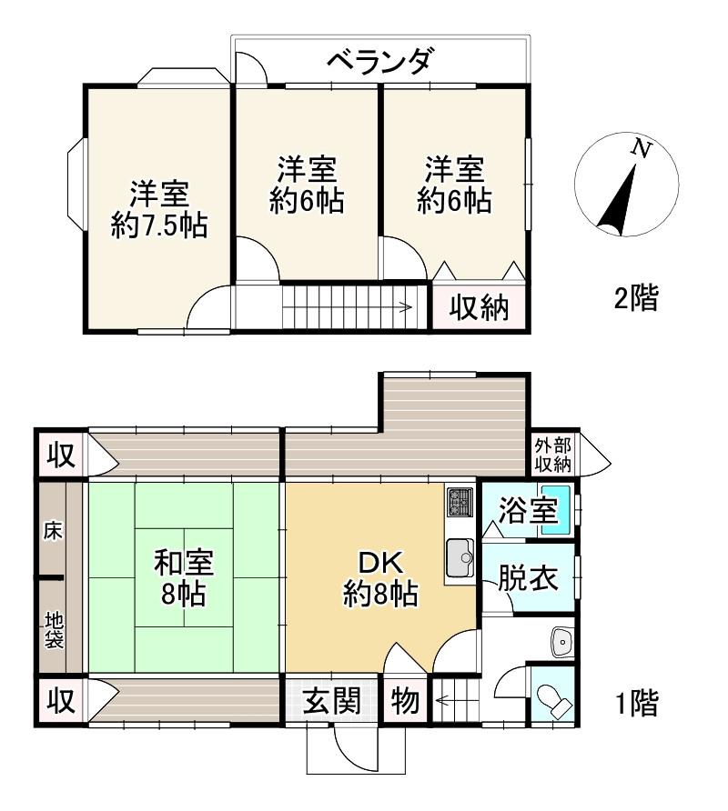 上南町（桜川駅） 990万円