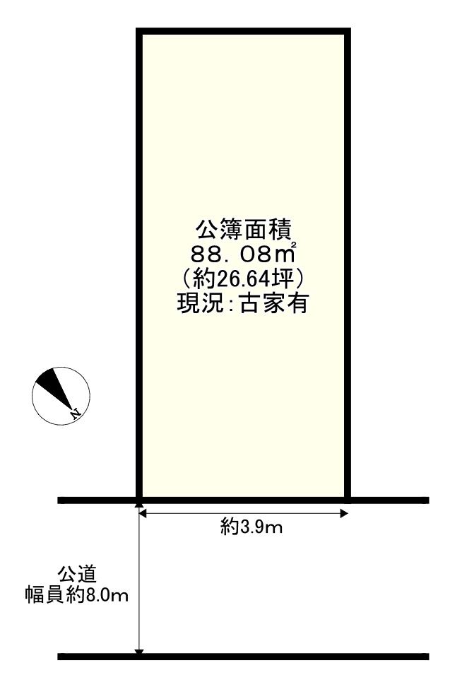 旭ヶ丘中町２（上野芝駅） 1080万円