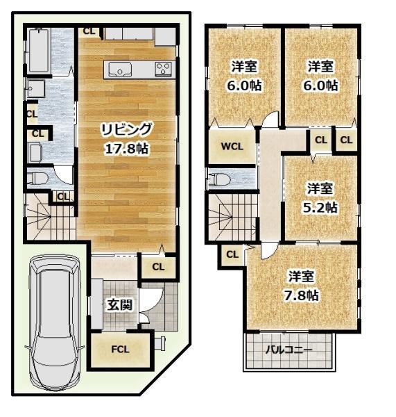 東山本新町６（高安駅） 3880万円