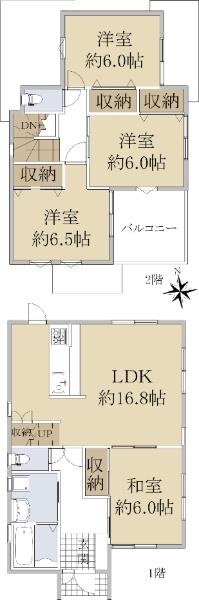 二階堂上ノ庄町（二階堂駅） 2650万円