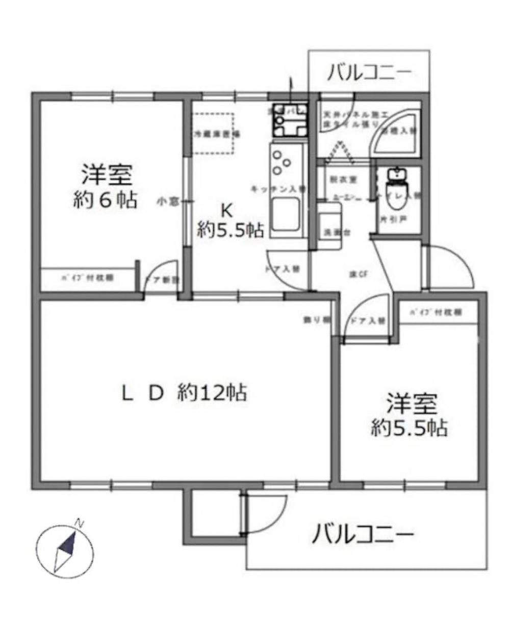 明舞九団地～団地の2階が魅力♪～和モダンのリノベーション物件♪～駅近