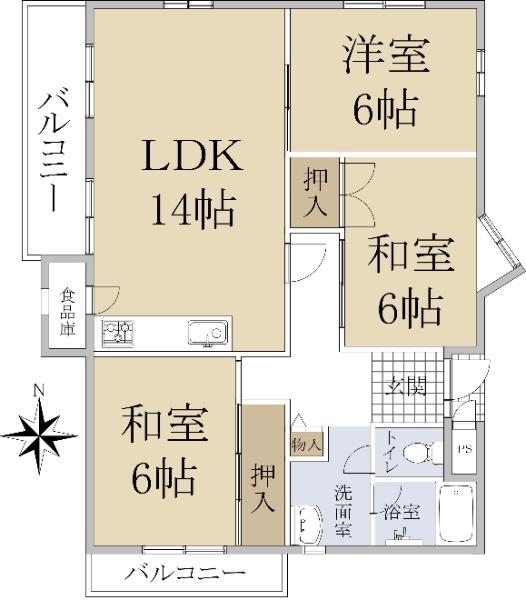 平城朱雀第一住宅２７号棟