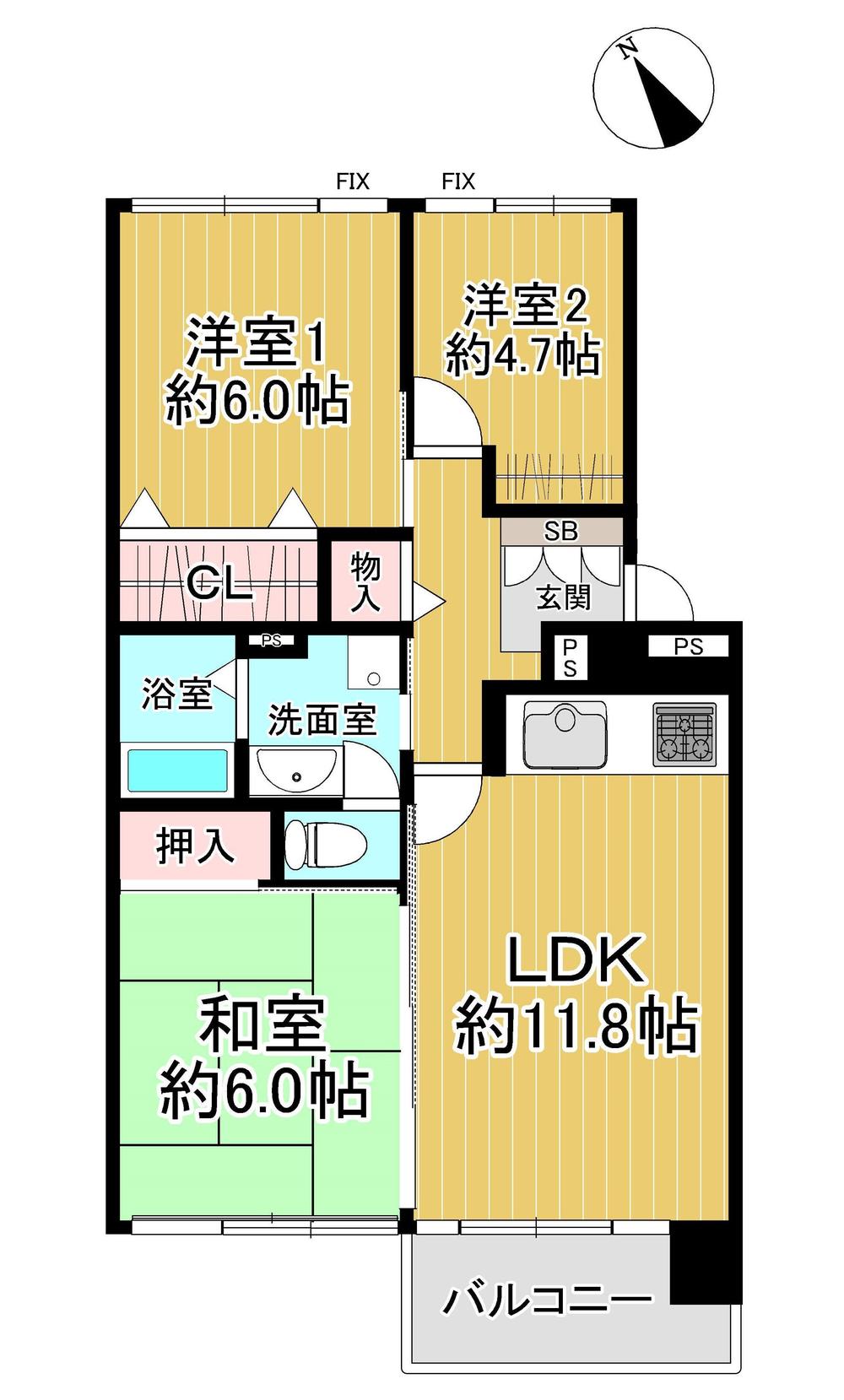 北緑丘第四住宅壱六－東棟