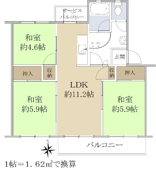 新金岡第６次住宅８棟