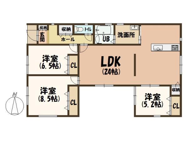 大字南（箸尾駅） 2680万円