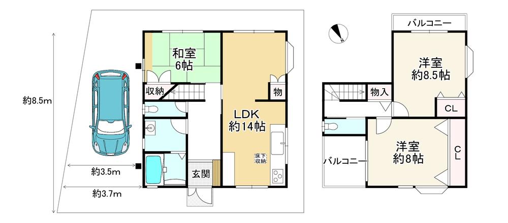 浜寺昭和町２（浜寺公園駅） 3480万円