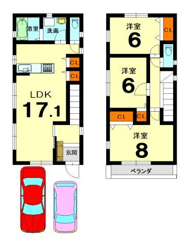 大井町土田２（並河駅） 880万円