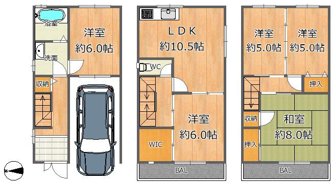 新喜多東１（鴫野駅） 2880万円