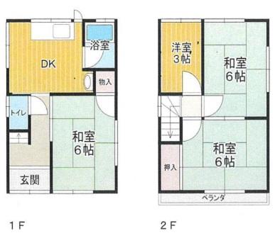 上野芝町５（上野芝駅） 600万円