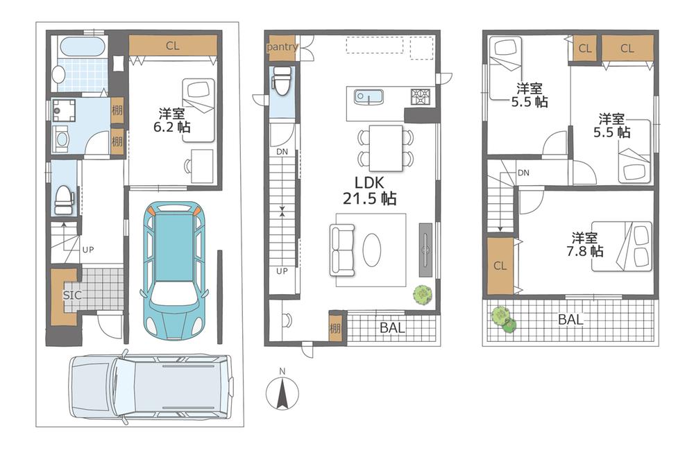 kiNOie都島区高倉町３丁目　自由設計住宅　ご自慢ハウスプロジェクト
