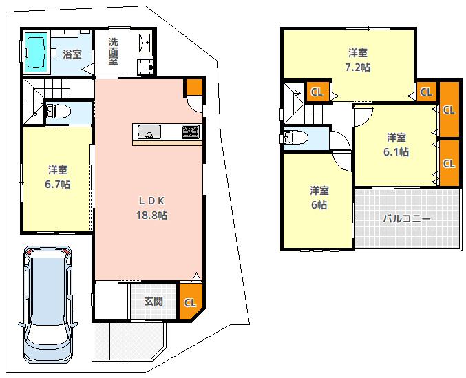 吹田市原町3丁目　中古戸建