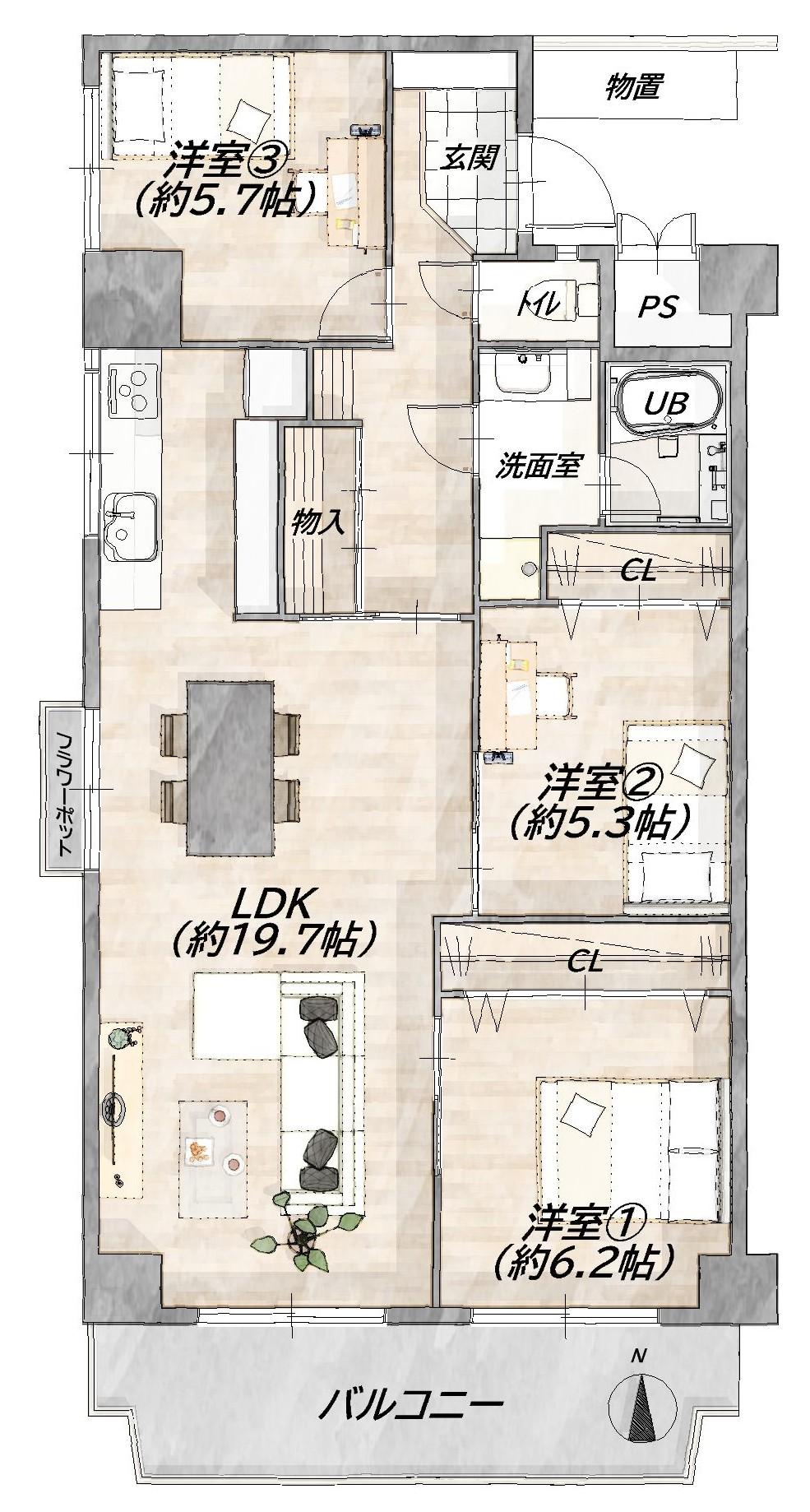 SUUMO】ファミリー向け（3K/3DK/3LDK/4K/4DK/4LDK/5K以上）で