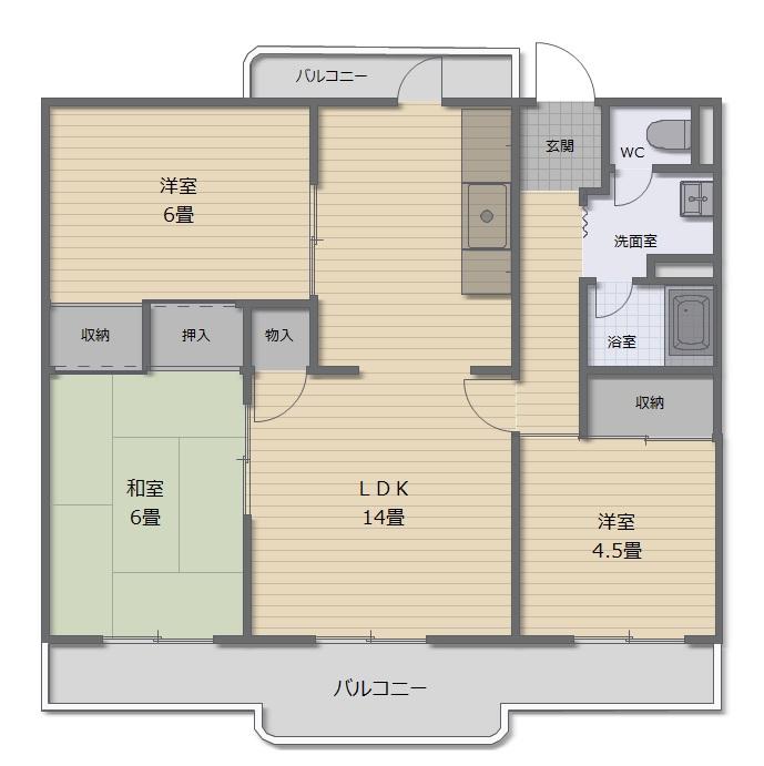 名谷竜が台住宅５号棟