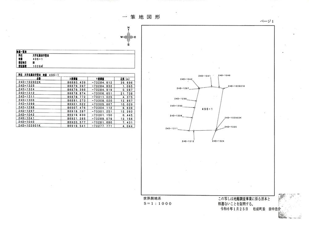 大字北黒田（地蔵町駅） 6370万円