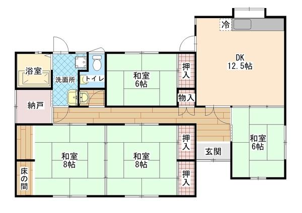 寒川町（伊予寒川駅） 800万円