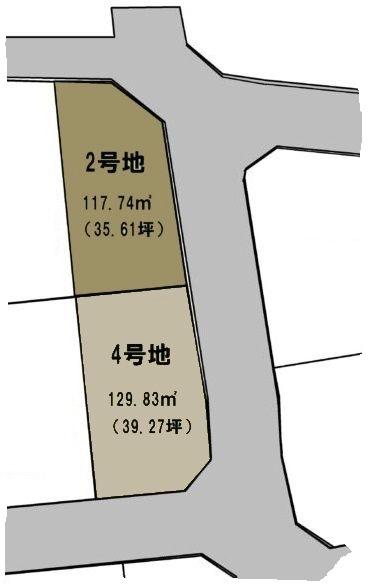 高知市鴨部上町 ２号地-建築条件付き-売土地