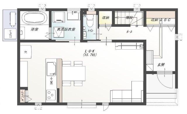 石立町　建築条件付き　売土地　2号地　（全8区画）