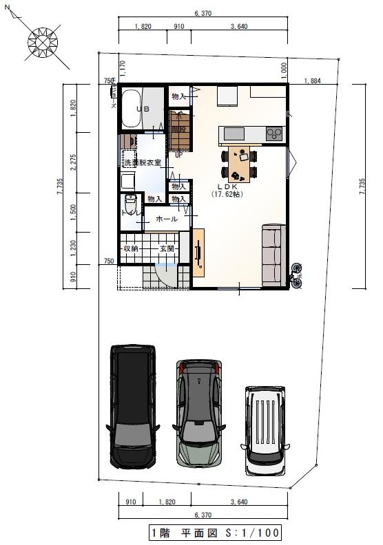 香南市野市町西野　建築条件付き　売土地　東棟　（全2区画）