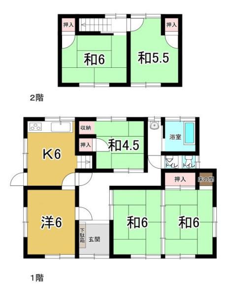 detached 徳島県美馬市脇町字拝原