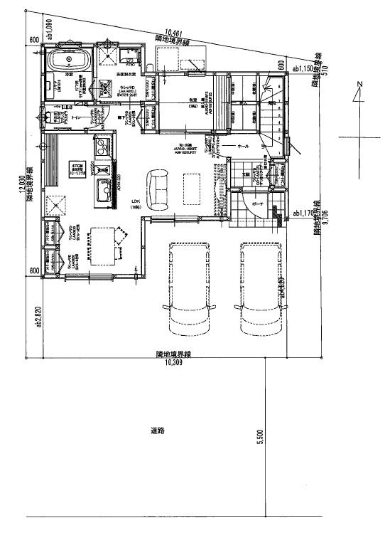 福井東町　建築条件付き　売土地　Ｌ号地