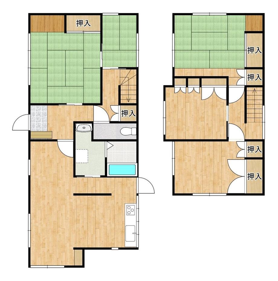 【LFB再生住宅・小松原町１丁目・2階建】