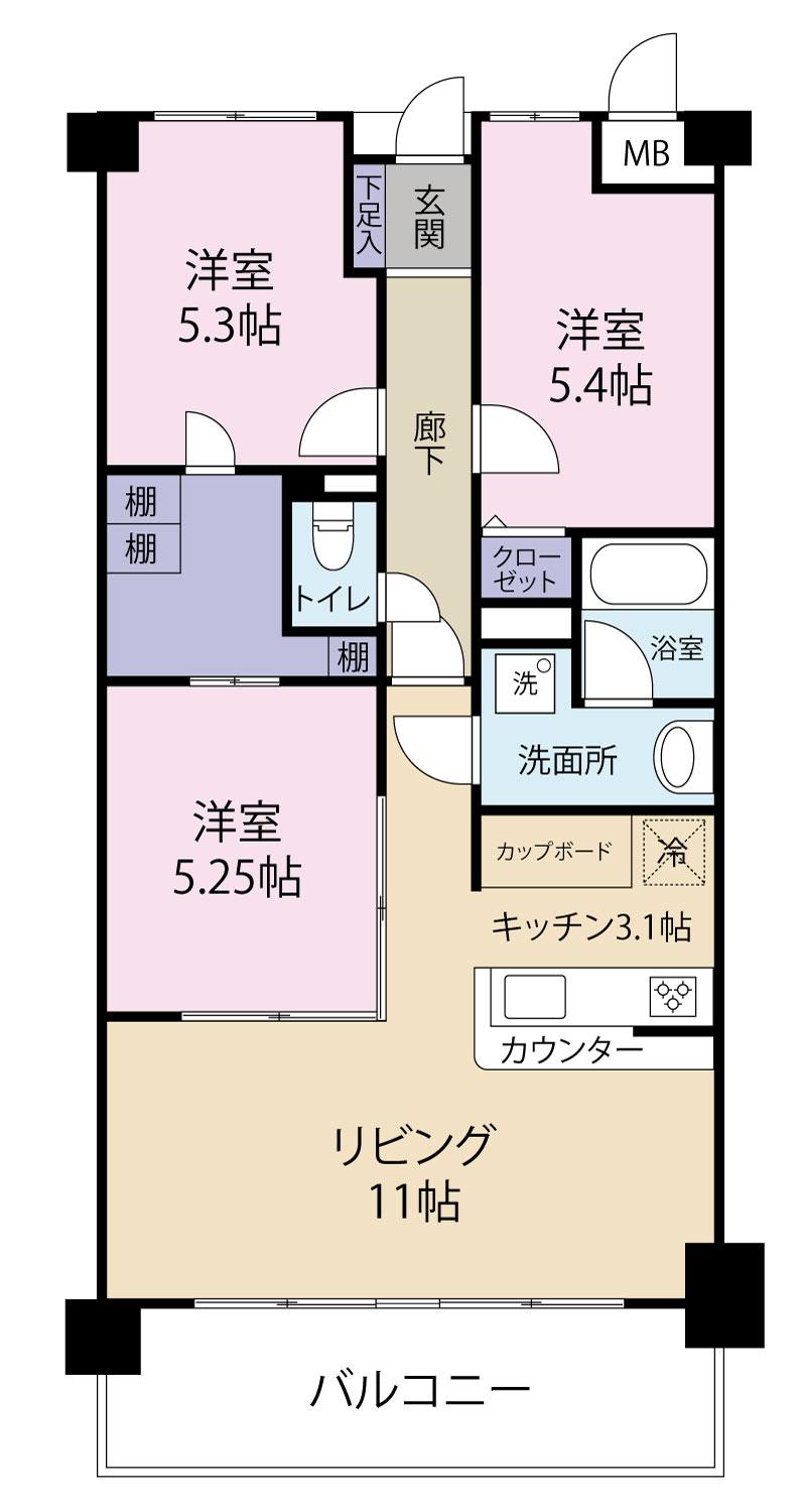 ローレルコート丹那ハイツDソレイユ館