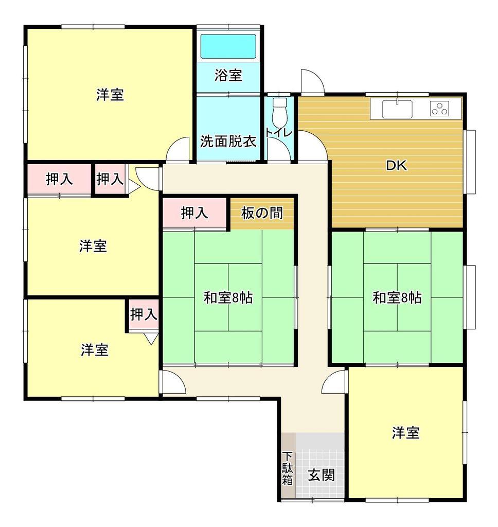 豊浦町豊洋台３（黒井村駅） 1350万円