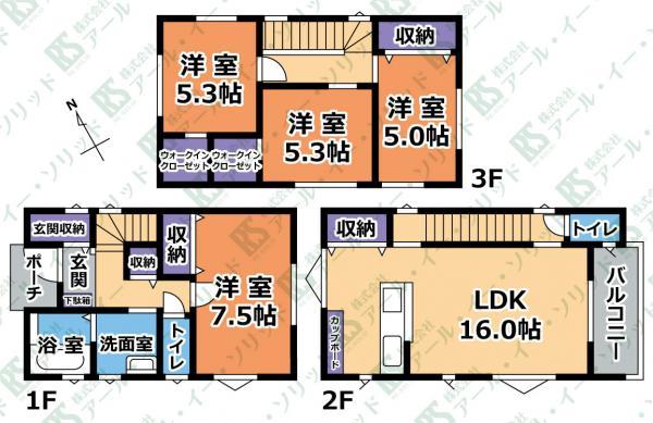 中野６（中野東駅） 2280万円