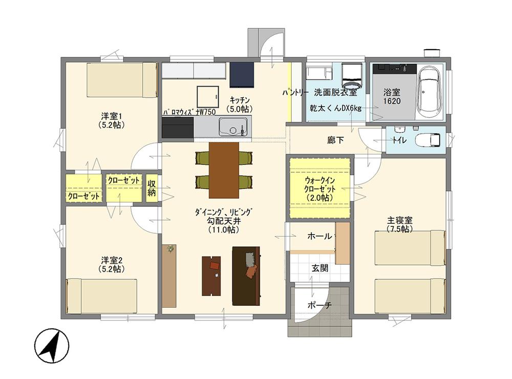 【下関市】　平屋　3LDK　後田1号地建売住宅